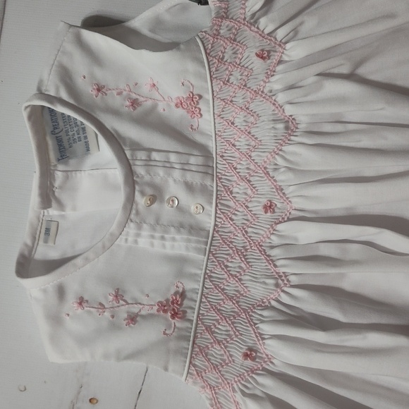 Friedknit Creations By Feltmant Brothers Smocked Dress 3m - Picture 2 of 8